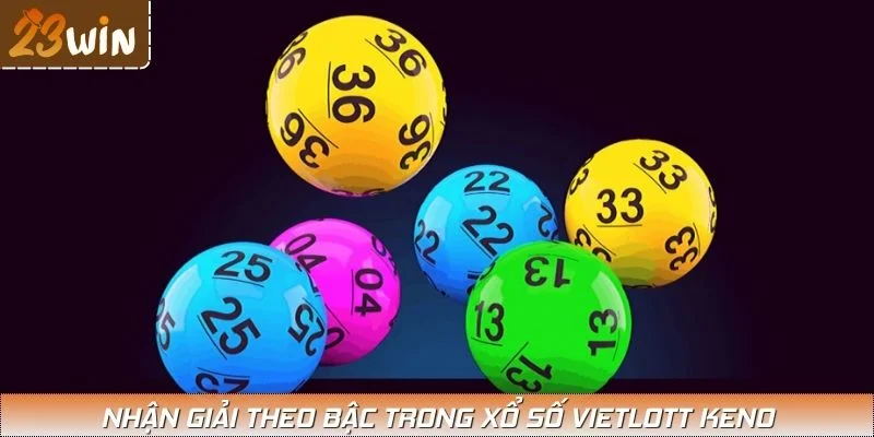 Nhận giải theo bậc trong xổ số Vietlott Keno